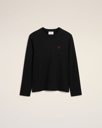 Black Organic Cotton Ami De Coeur T-shirt