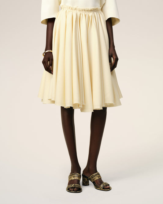 Beige Leather Piano Sandals