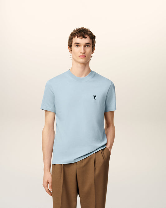 Blue Cotton Ami De Coeur T-shirt