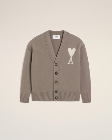 Taupe Wool Ami de Coeur Cardigan