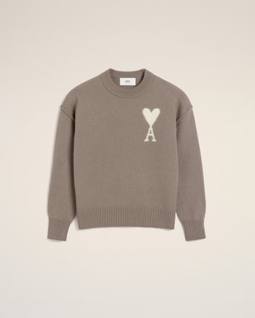Taupe Wool Ami de Coeur Sweater