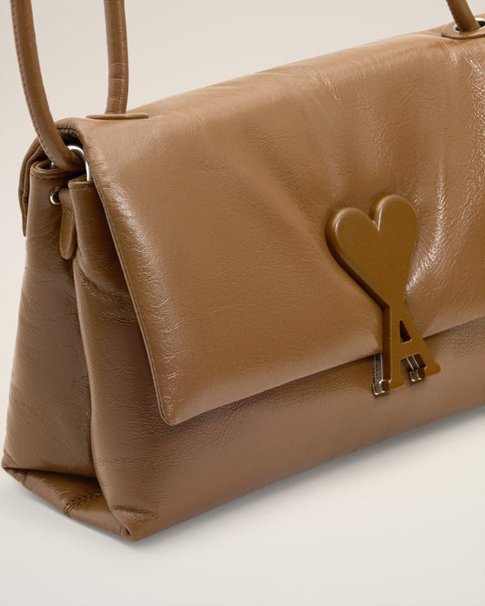 Brown Smooth Leather Voulez Vous Bag