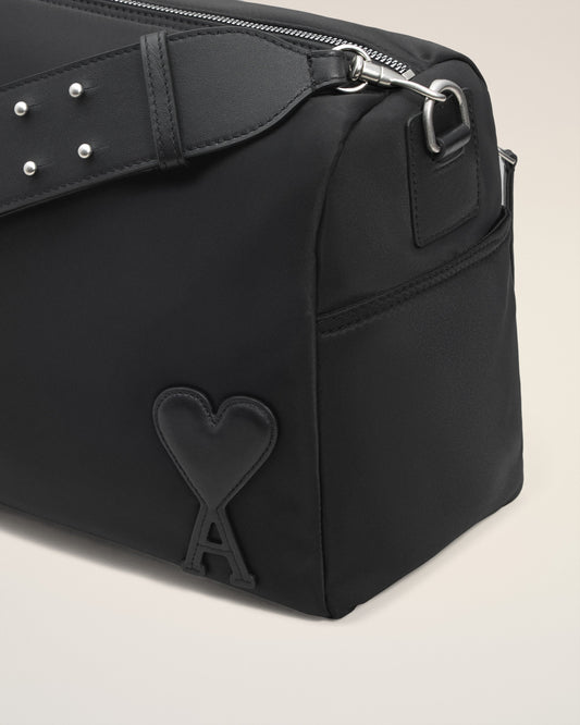 Black Nylon Canvas Large  Marcel Backpack