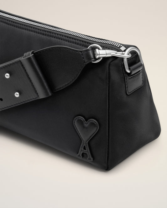Black Nylon Marcel Bag