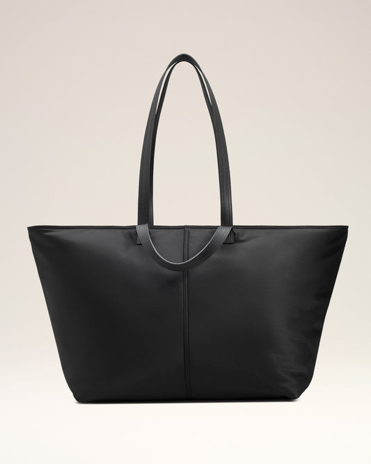 Black Nylon Canvas Marcel Shopping Bag