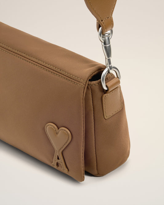 Brown Nylon Canvas Marcel Lunch Box Bag