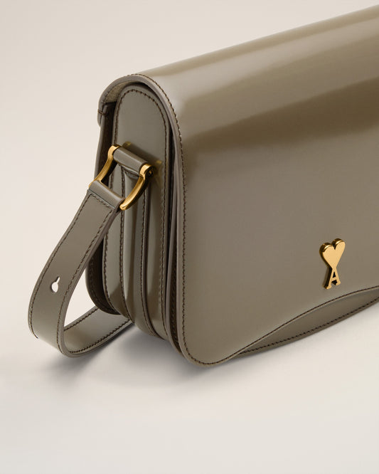 Grey Glazed Leather Paris Paris Bag