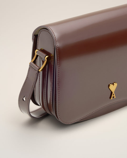 Burgundy Glazed Leather Paris Paris Bag