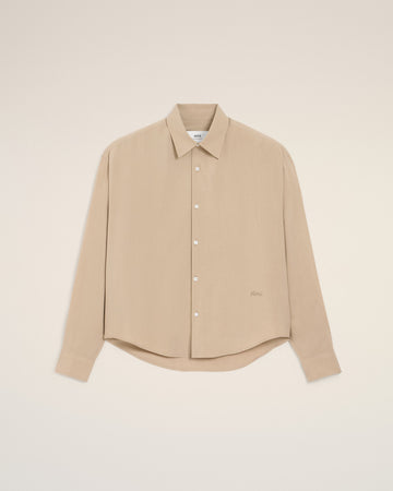 Beige Ami Boxy Shirt